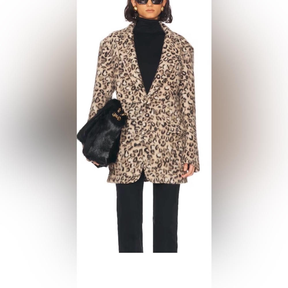 Stella McCartney Leopard Print Blazer Daria